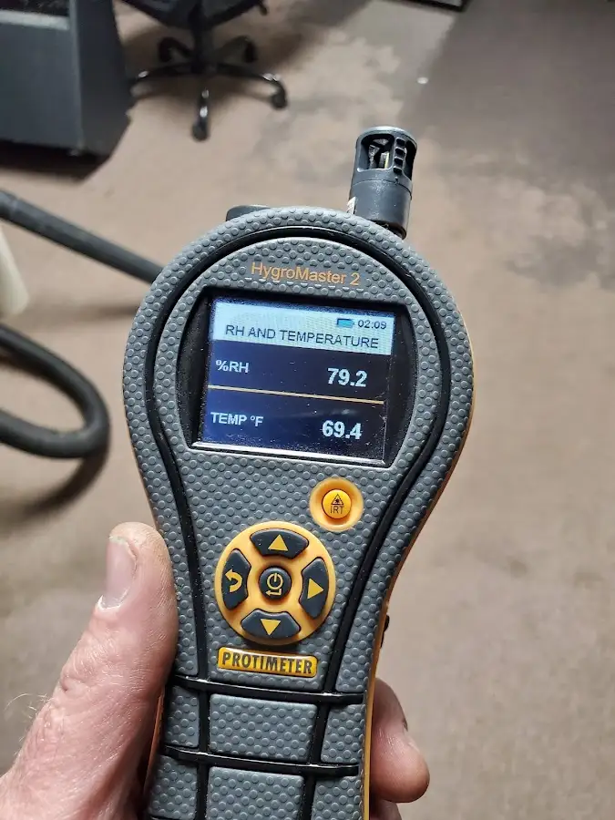 Moisture meter humidity assessment for Mold Remediation & Removal in East Vincent